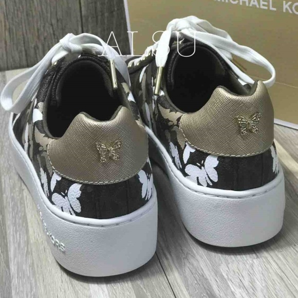 Michael Kors Poppy Lace Up mini MK Logo Blown W - Picture 7 of 8